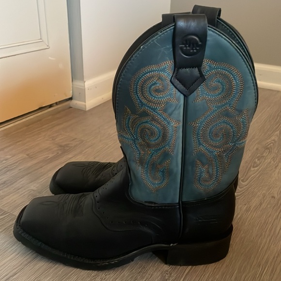 DOUBLE-H Men's Nolen 11" Wide Square Toe Roper Size 9 Work Boots - Picture 2 of 15